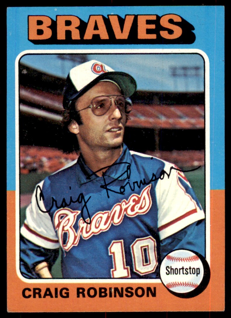 1975 TOPPS CRAIG ROBINSON ATLANTA BRAVES #367 (T101)
