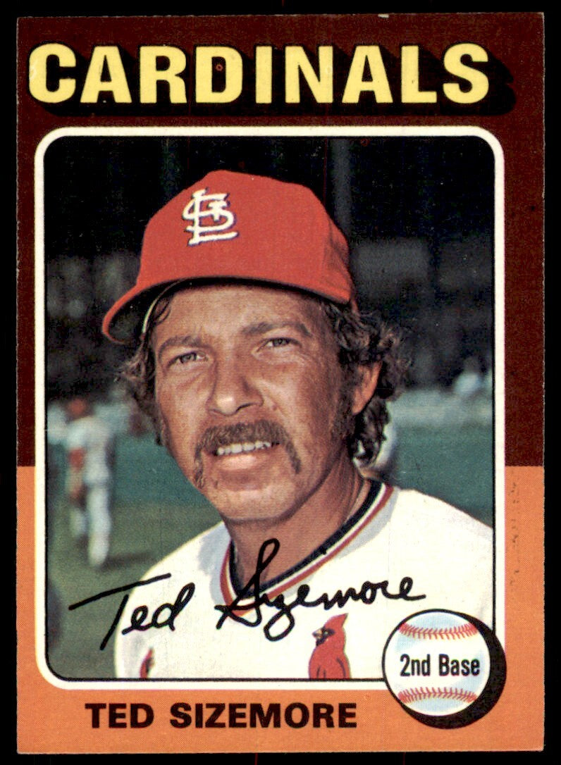 1975 TOPPS TED SIZEMORE ST. LOUIS CARDINALS #404 (T101)