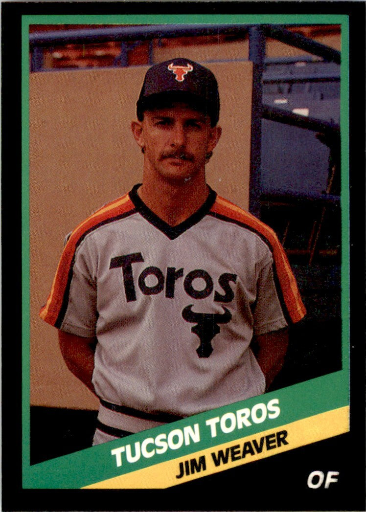 1988 CMC MINOR LEAGUE JIM WEAVER TUCSON TOROS. #21