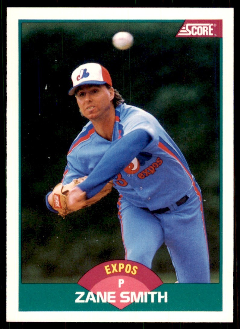 1989 Score Rookie & Traded- Zane Smith Montreal Expos #56T