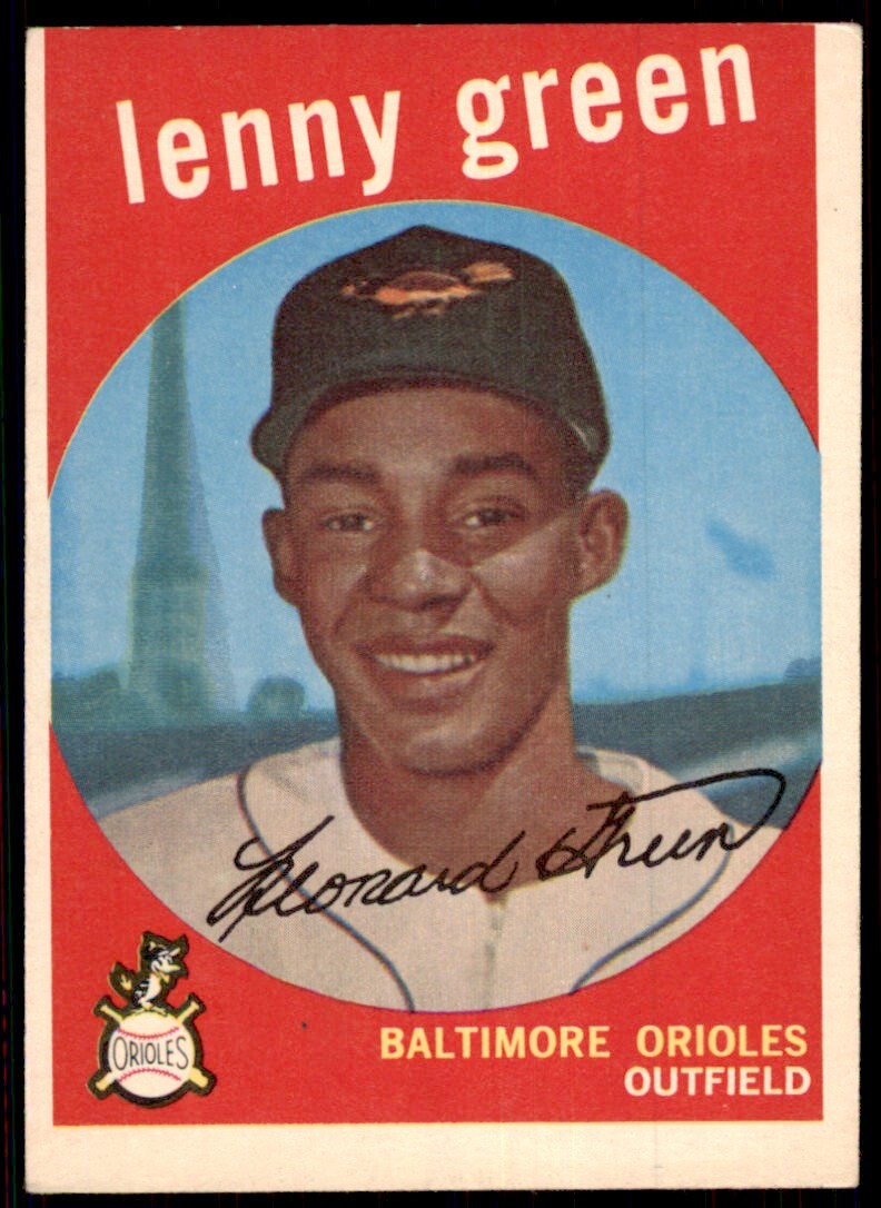 1959 Topps Lenny Green 104 Baseball Cards #209