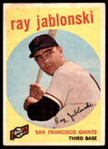 1959 Topps Ray Jablonski Baseball Cards #342