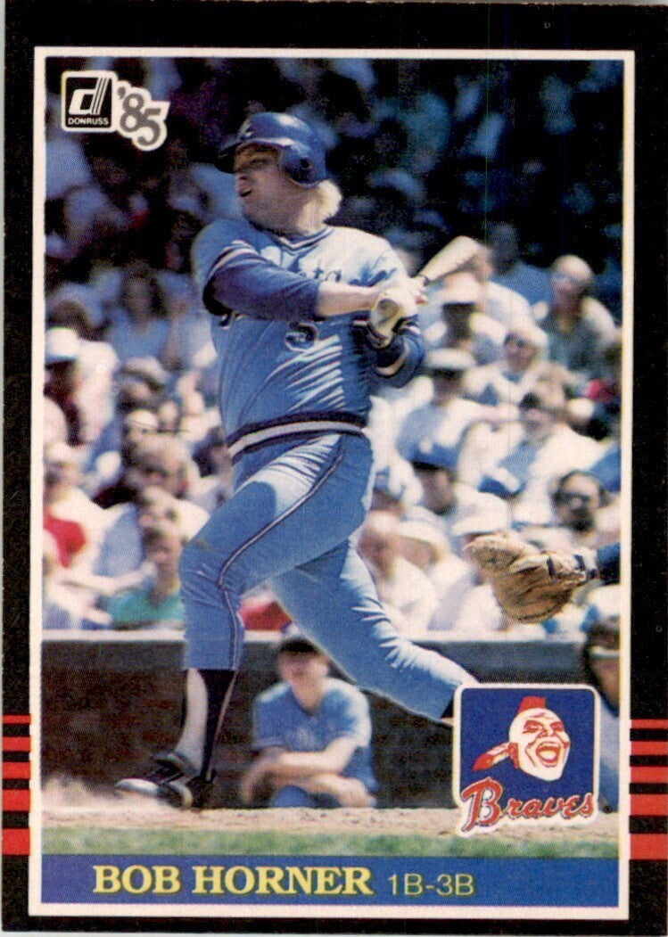 1985 Donruss Bob Horner 100 Baseball Cards #77