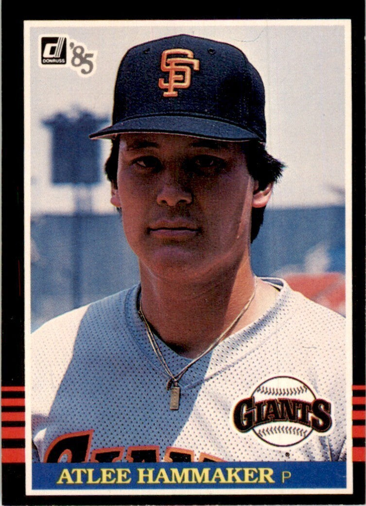 1985 Donruss Atlee Hammaker Baseball Cards #509