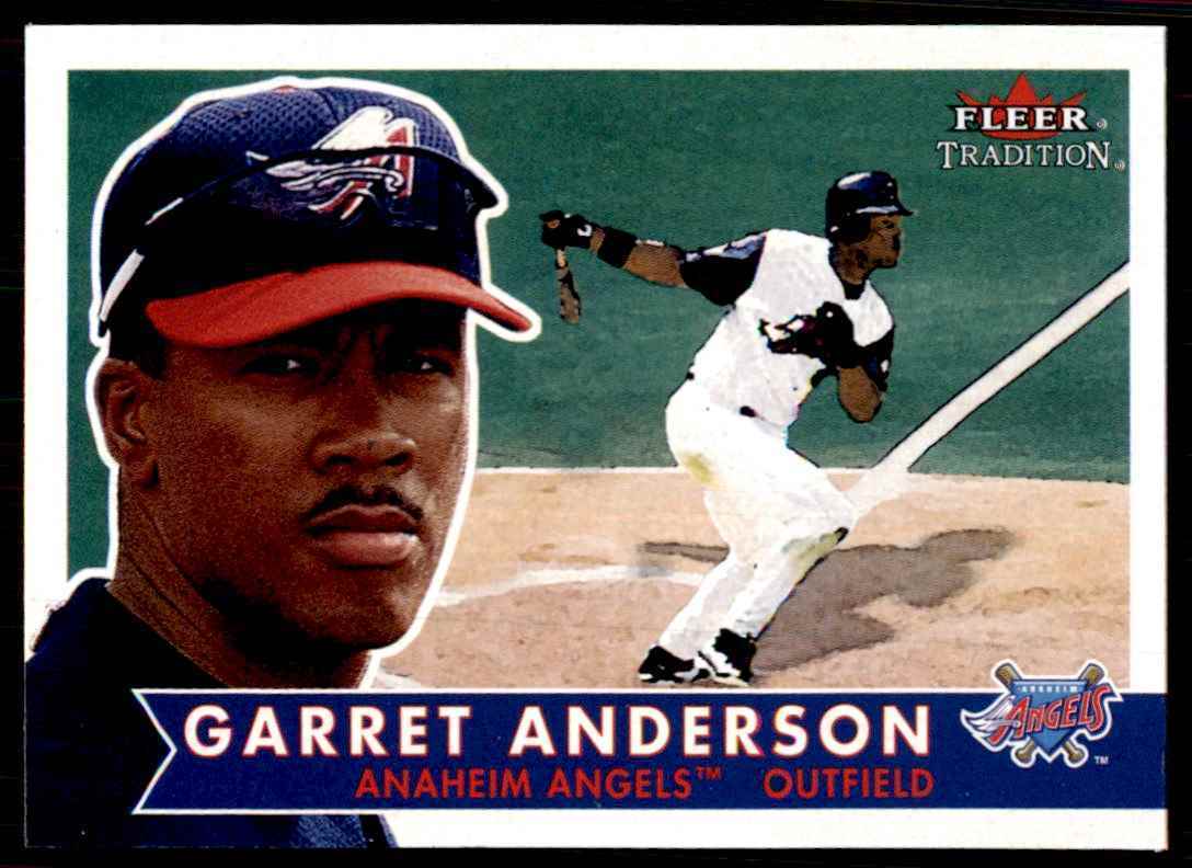 2001 Fleer Tradition Garret Anderson Baseball Cards #227
