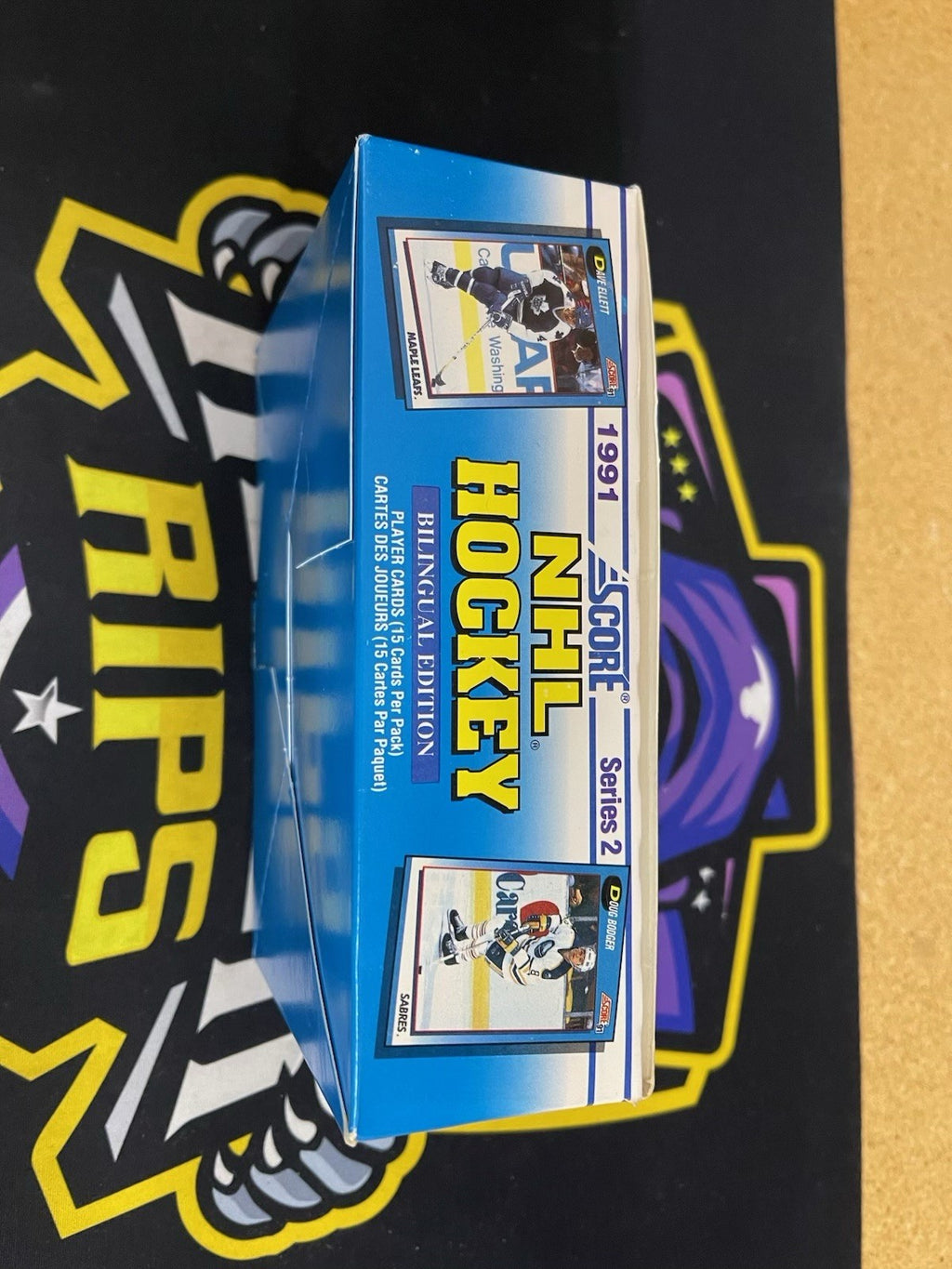 1991-92 Score NHL Hockey Series 2 Bilingual Edition Wax Box - 36 Packs