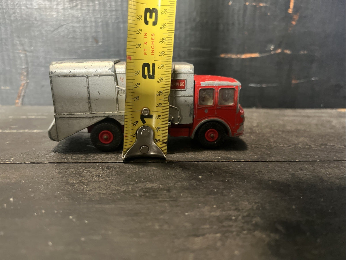 Vintage Matchbox Lesney King Size K-7 Refuse Truck - Red/Silver