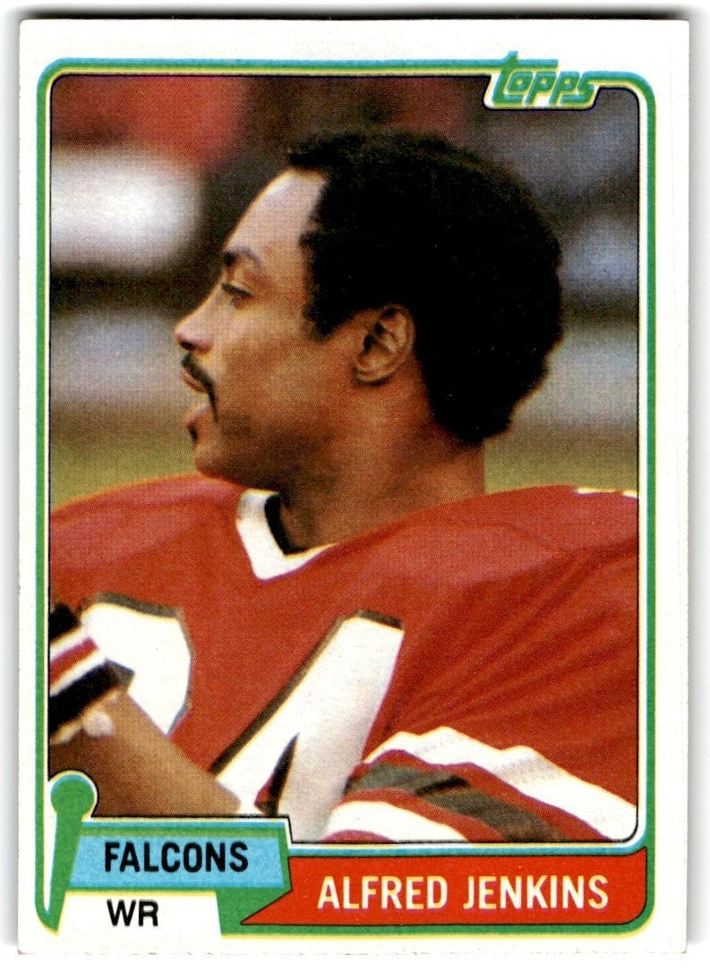 1981 Topps Alfred Jenkins Vintage Atlanta Falcons #448
