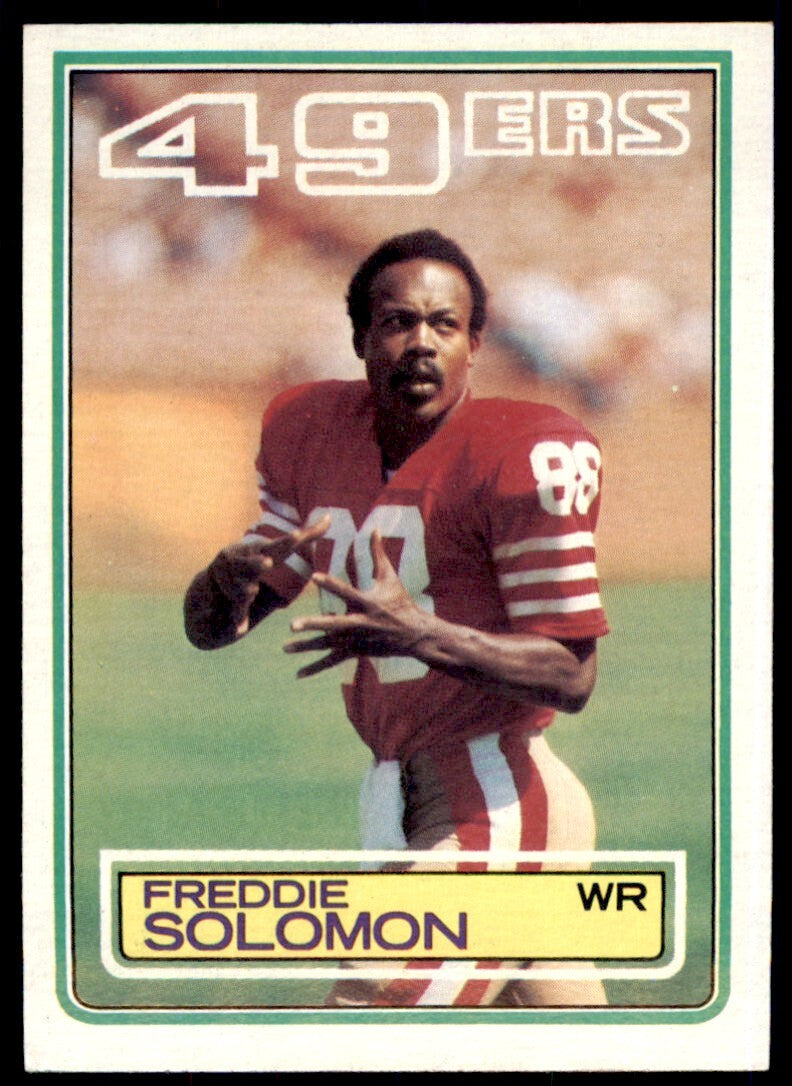 1983 Topps Freddie Solomon .  San Francisco 49ers #172