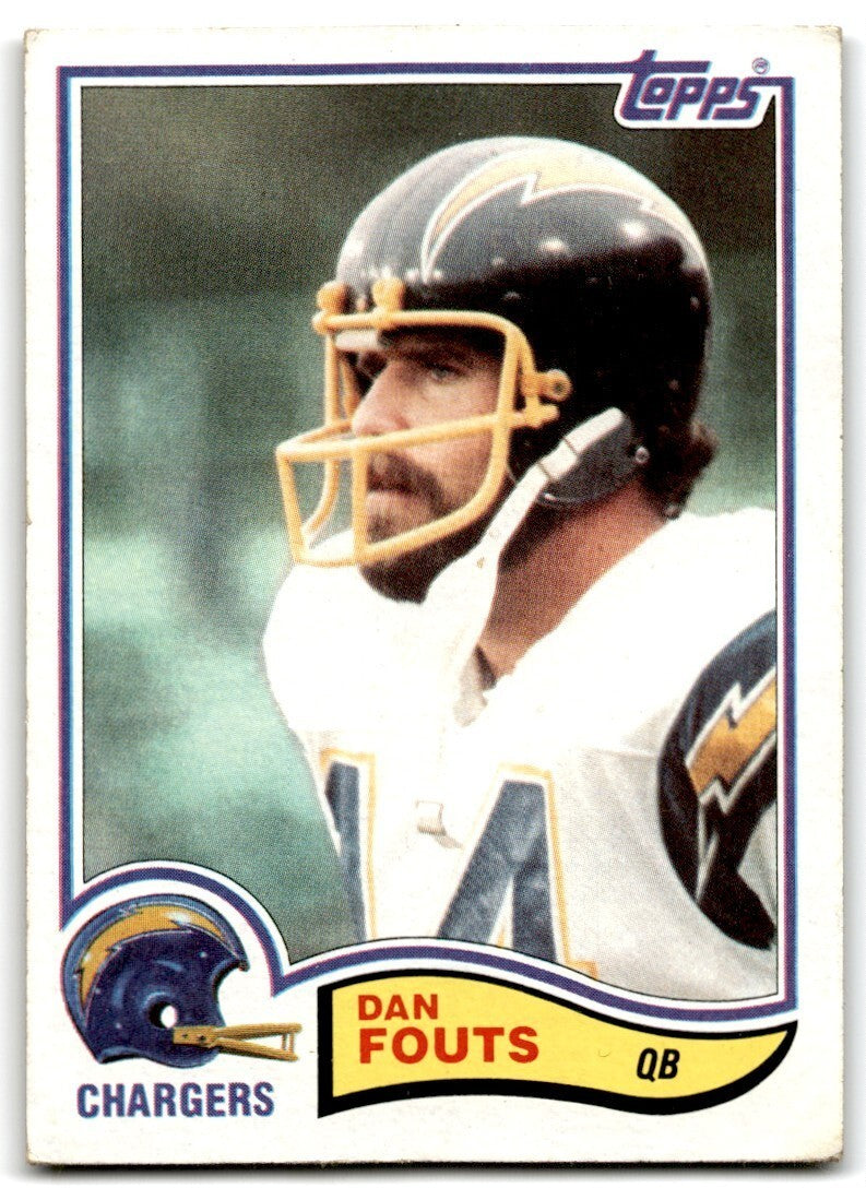 1982 Topps Dan Fouts . San Diego Chargers #230