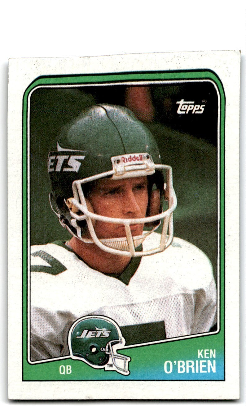 1988 Topps Ken O'Brien . New York Jets #302