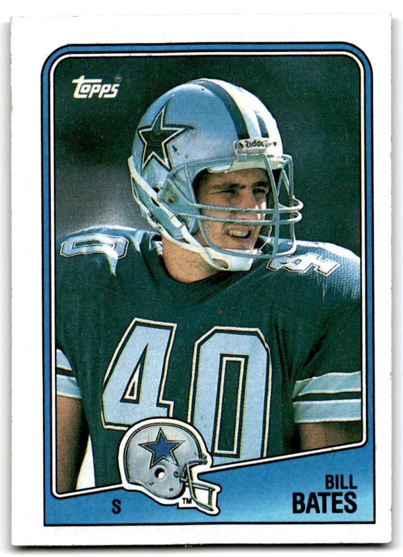 1988 Topps Bill Bates Vintage Dallas Cowboys #269