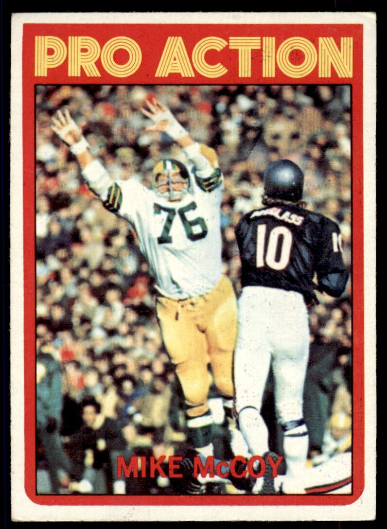 1972 TOPPS MIKE MCCOY . GREEN BAY PACKERS #260