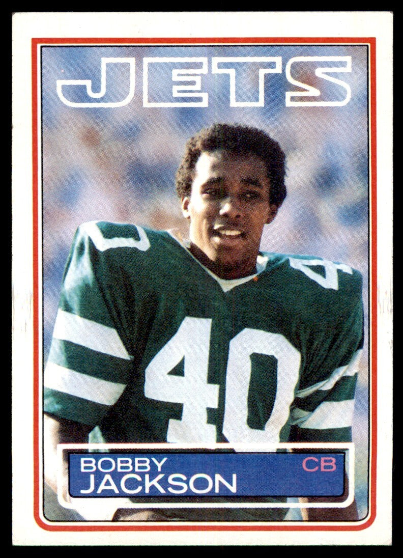 1983 Topps Bobby Jackson . New York Jets #343