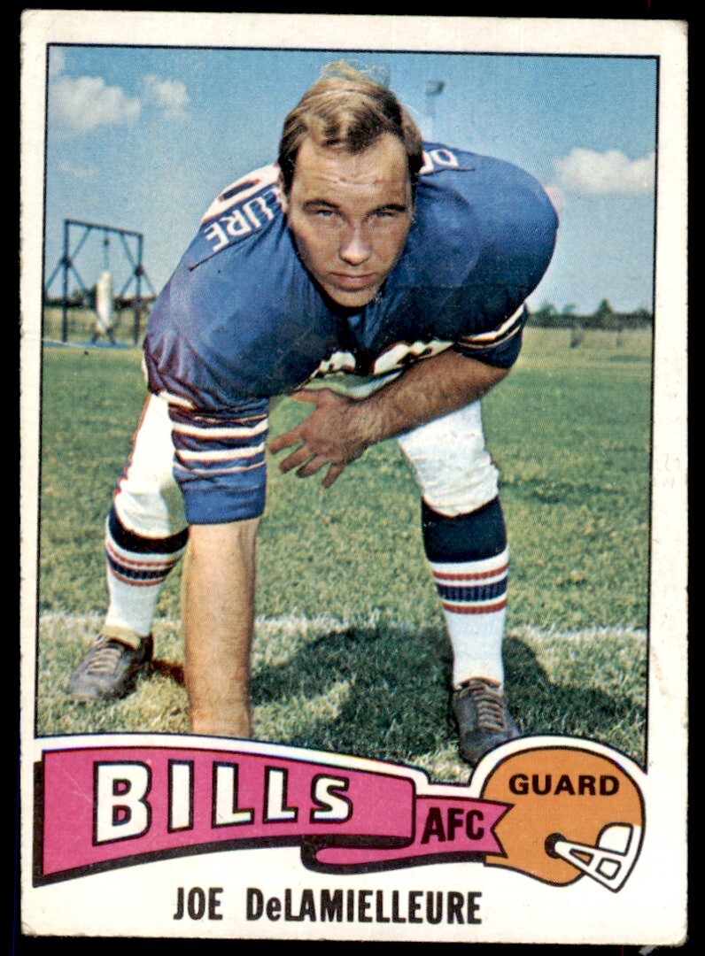 1975 TOPPS JOE DELAMIELLEURE . BUFFALO BILLS #359