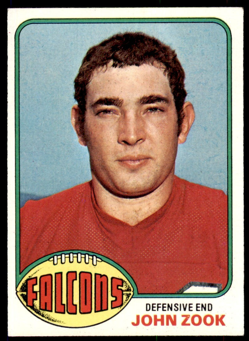 1976 TOPPS JOHN ZOOK . ATLANTA FALCONS #119