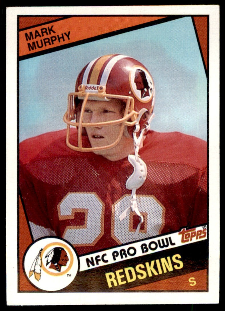 1984 Topps Mark Murphy . Washington Redskins #386