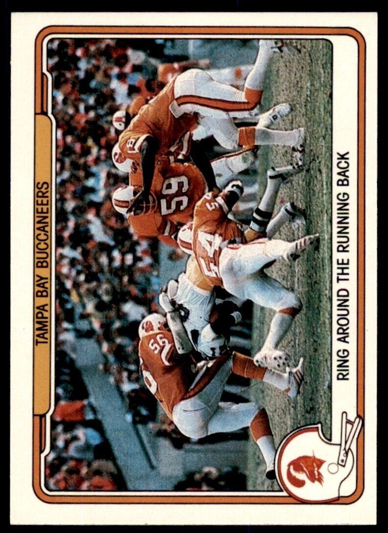 1982 Fleer Football Ring Around the Running Back . #54