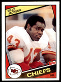 1984 Topps Billy Jackson . Kansas City Chiefs #91