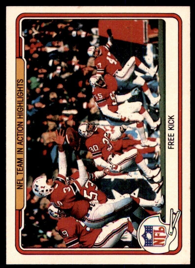 1982 Fleer NFL FREE KICK . #88