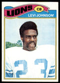 1977 TOPPS LEVI JOHNSON . DETROIT LIONS #43