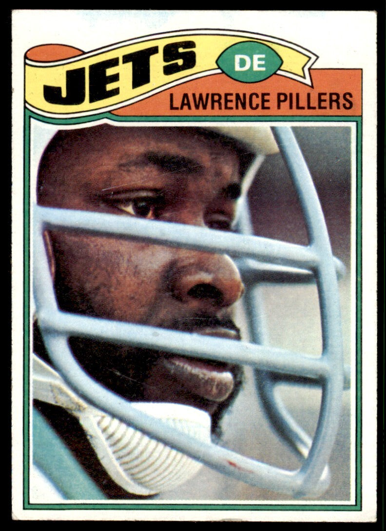 1977 TOPPS LAWRENCE PILLERS ROOKIE . NEW YORK JETS #147