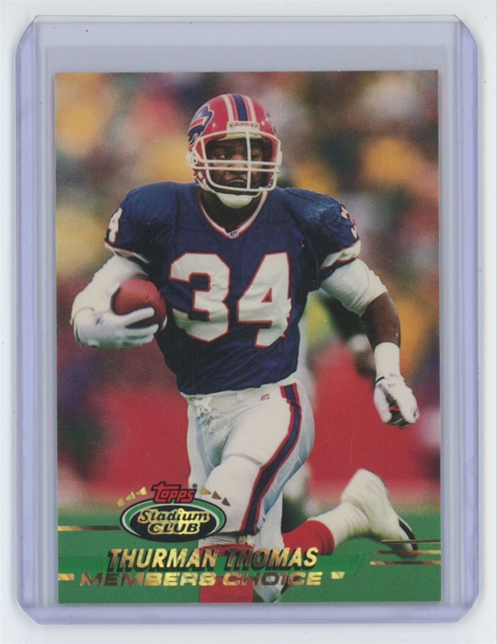 1993 Stadium Club Thurman Thomas Buffalo Bills #497.