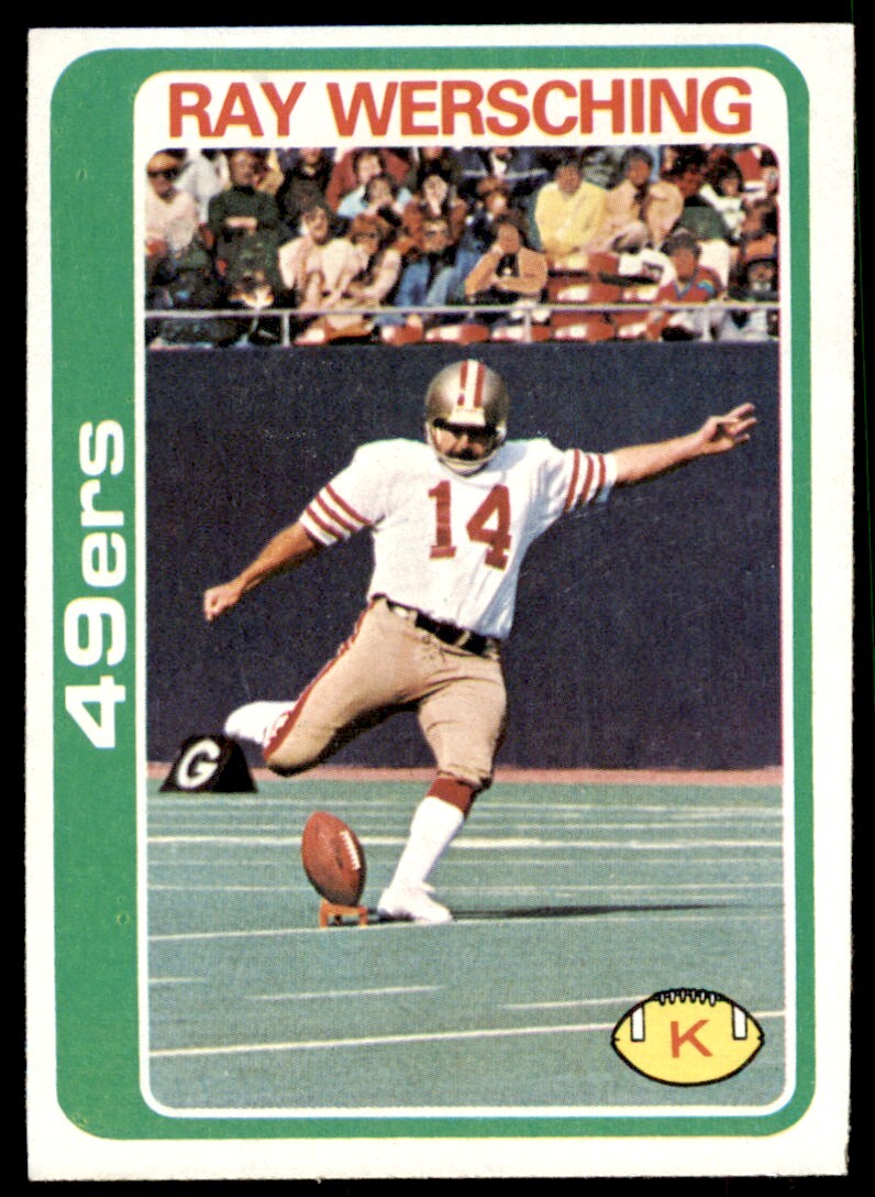 1978 TOPPS RAY WERSCHING . SAN FRANCISCO 49ERS #197