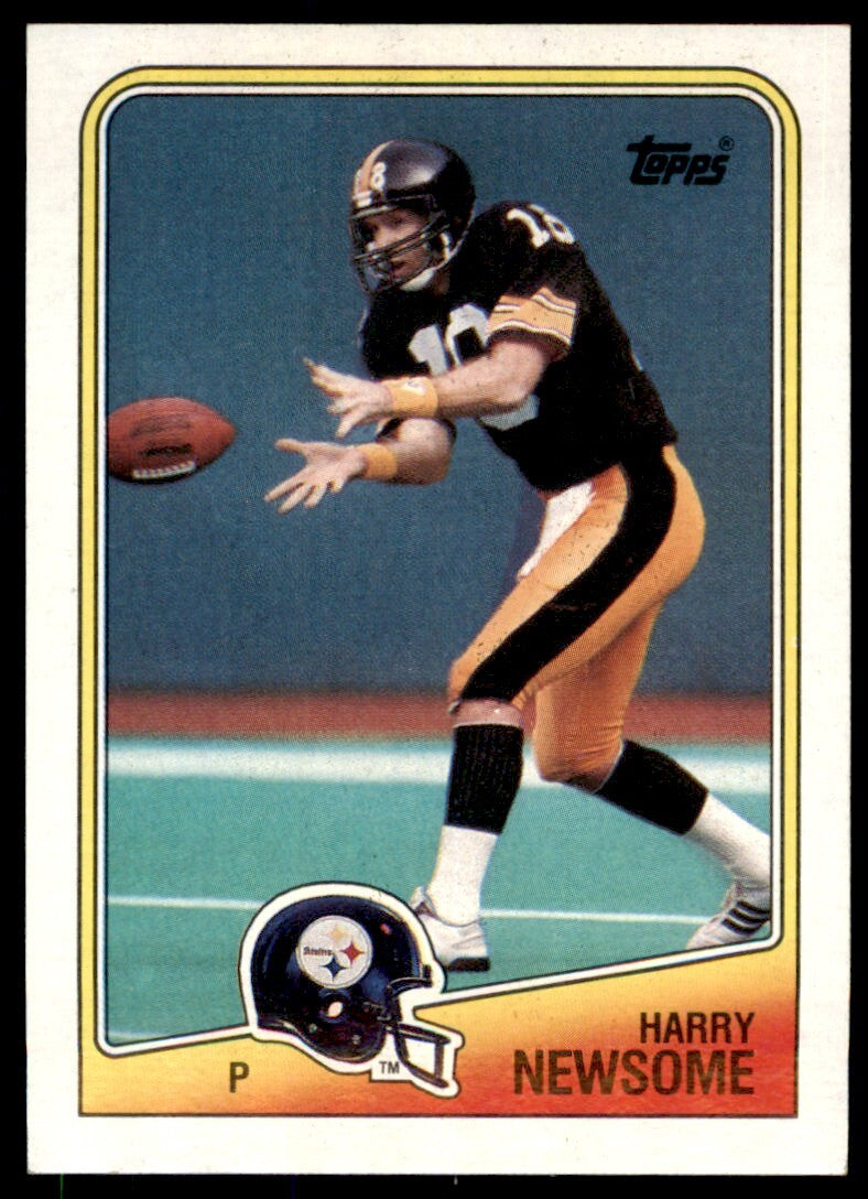 1988 Topps Harry Newsome Rookie .  Pittsburgh Steelers #169