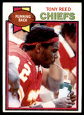1979 TOPPS TONY REED . KANSAS CITY CHIEFS #278