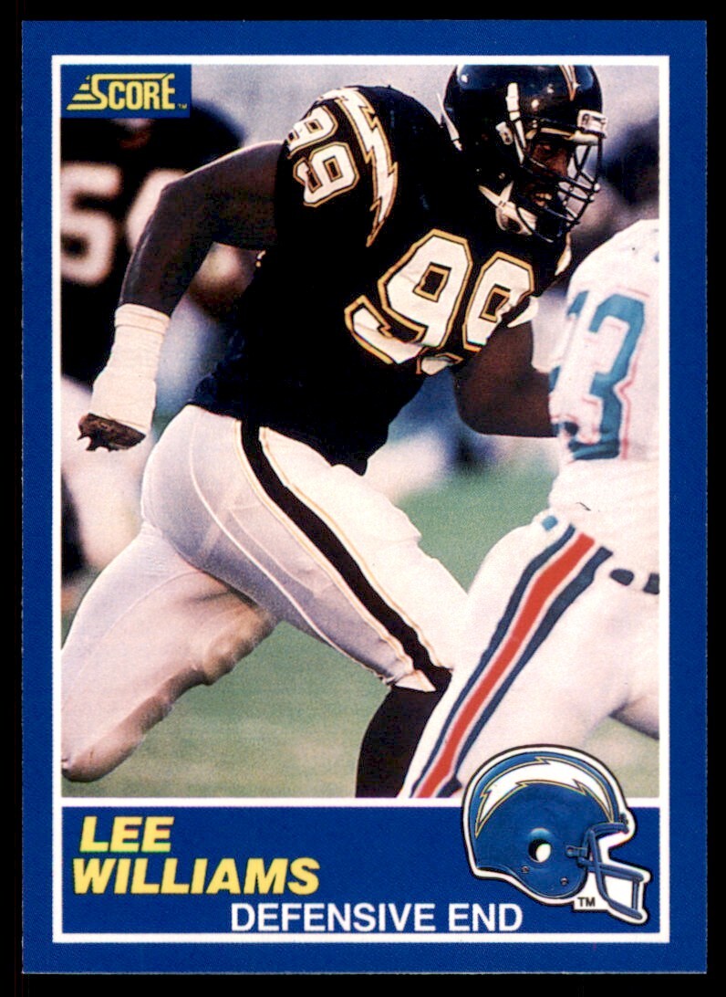1989 Score Lee Williams . San Diego Chargers #99