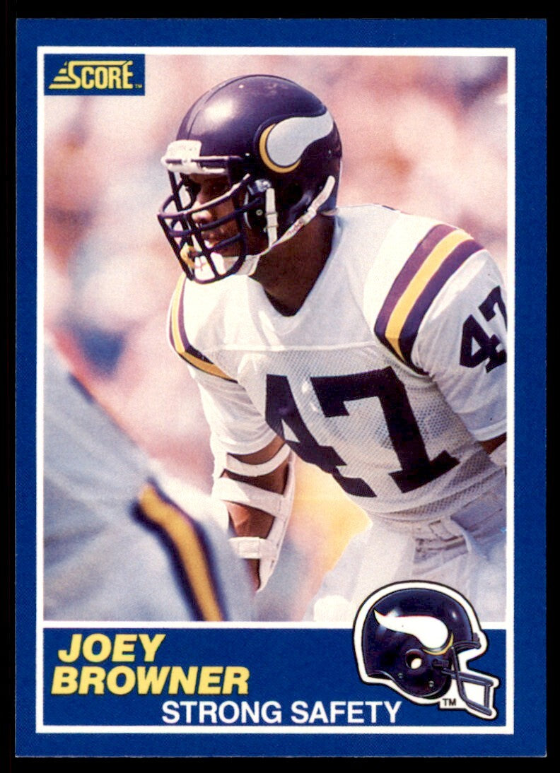 1989 Score Joey Browner . Minnesota Vikings #38