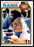 1979 TOPPS LAWRENCE MCCUTCHEON . LOS ANGELES RAMS #265