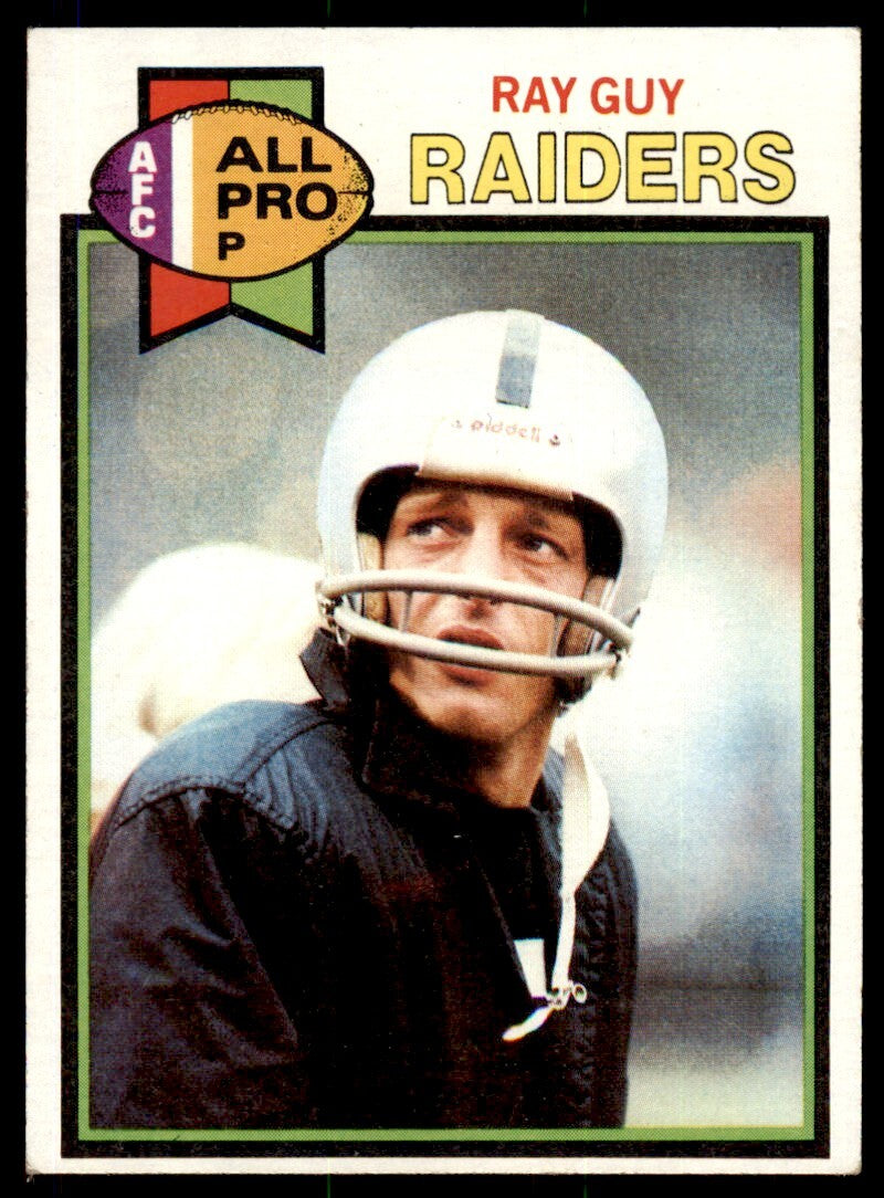 1979 TOPPS RAY GUY . OAKLAND RAIDERS #50