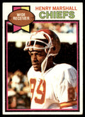1979 TOPPS HENRY MARSHALL ROOKIE . KANSAS CITY CHIEFS #42