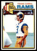 1979 TOPPS FRANK CORRAL ROOKIE . LOS ANGELES RAMS #80