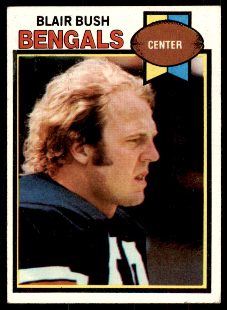 1979 TOPPS BLAIR BUSH ROOKIE . CINCINNATI BENGALS #245