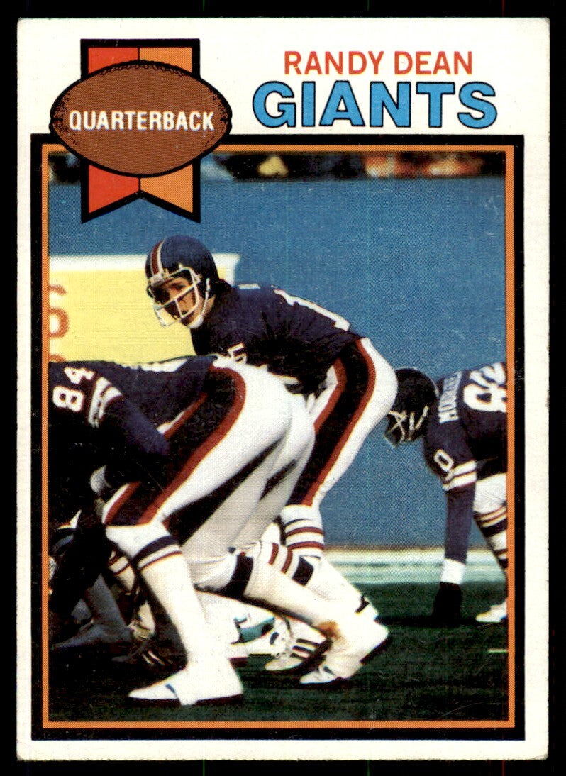 1979 TOPPS RANDY DEAN ROOKIE . NEW YORK GIANTS #228