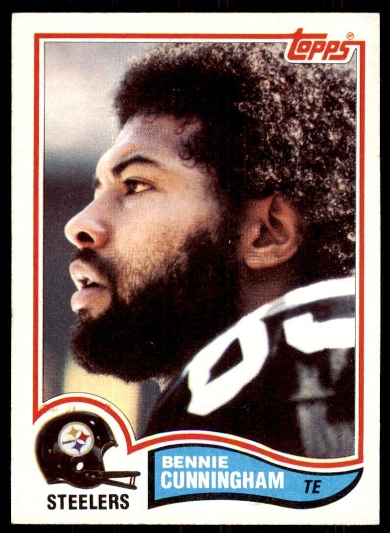 1982 Topps Bennie Cunningham Pittsburgh Steelers #207