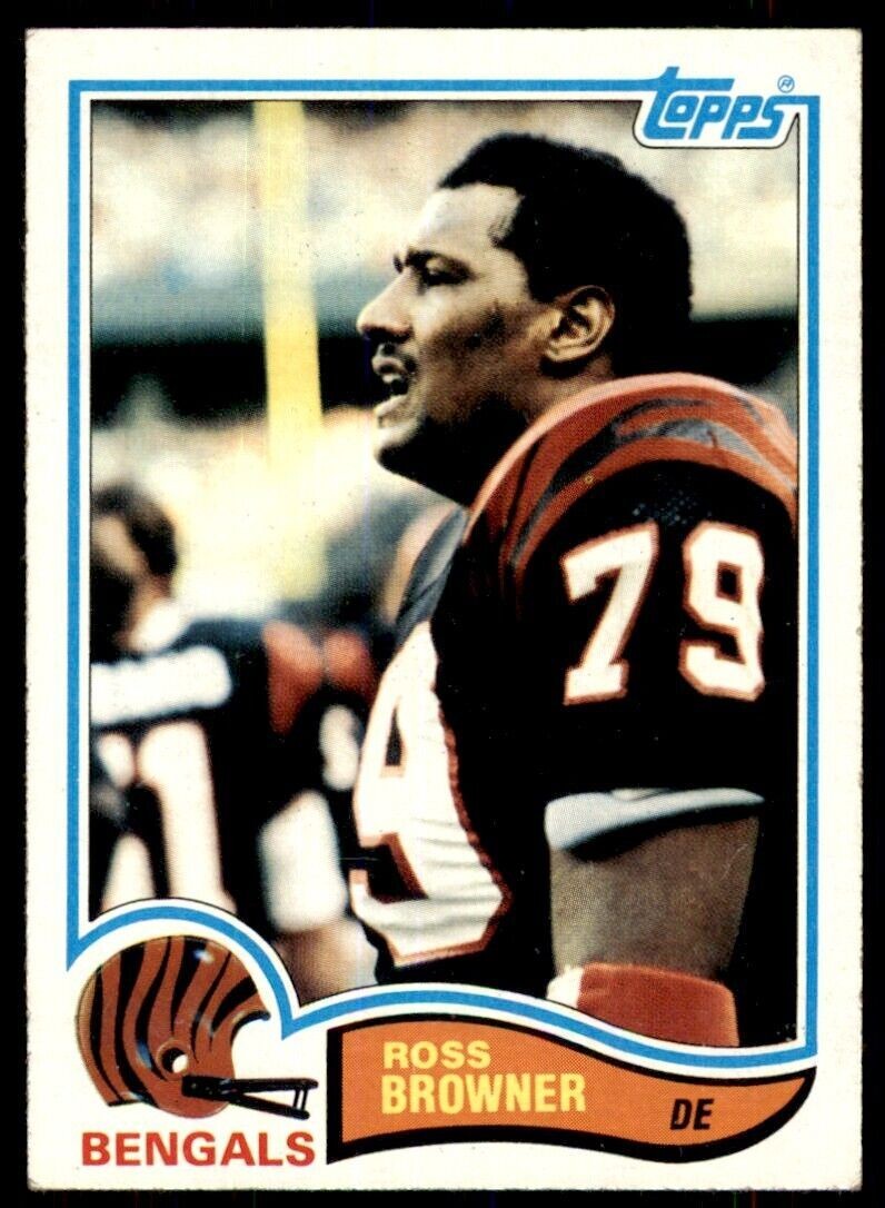 1982 Topps Ross Browner Cincinnati Bengals #43