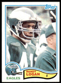 1982 Topps Randy Logan. Philadelphia Eagles #451.