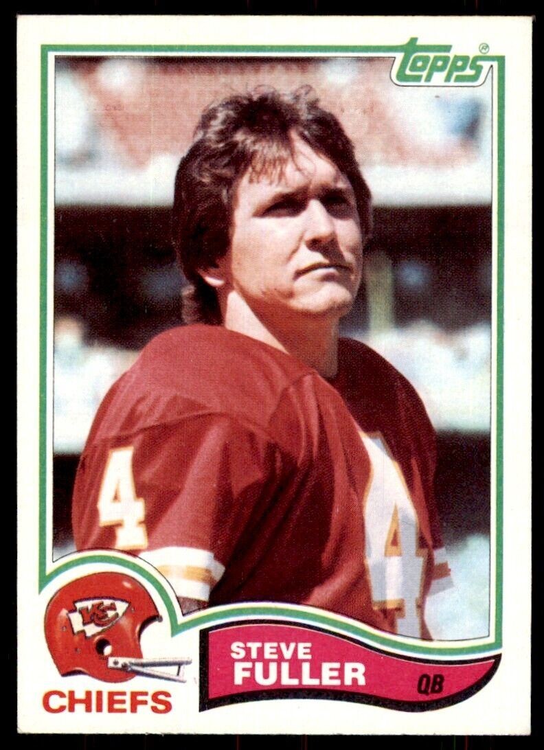 1982 Topps Steve Fuller Kansas City Chiefs #114