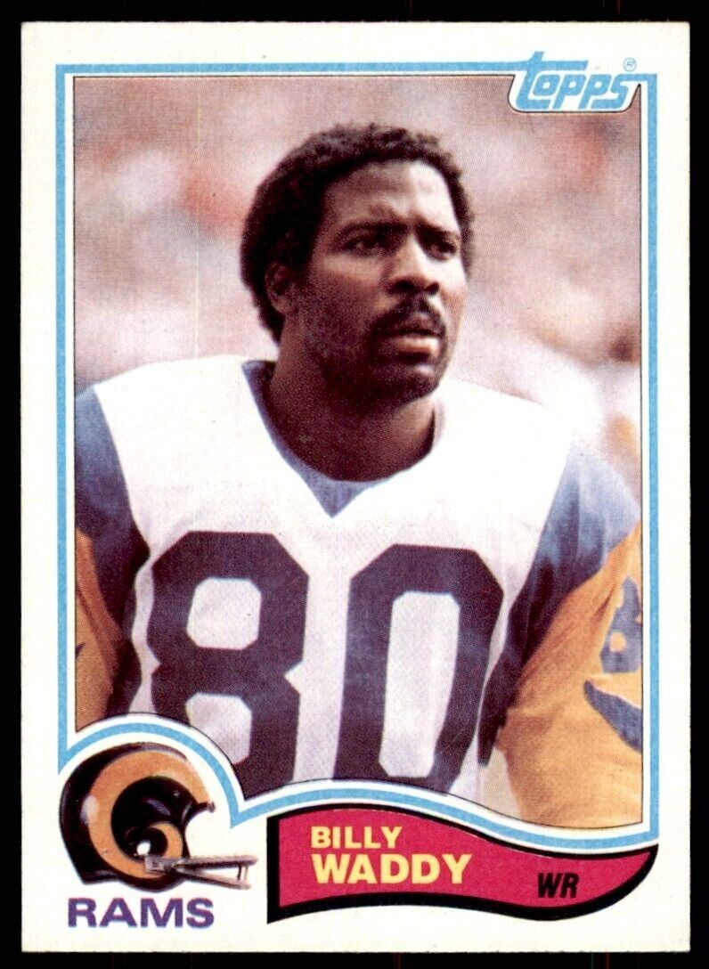 1982 Topps Billy Waddy. Los Angeles Rams #387