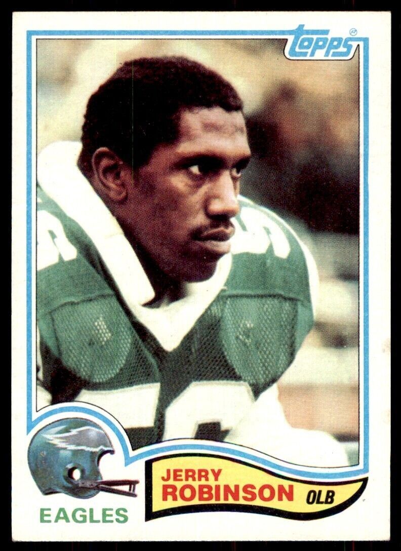 1982 Topps Jerry Robinson. Philadelphia Eagles #455