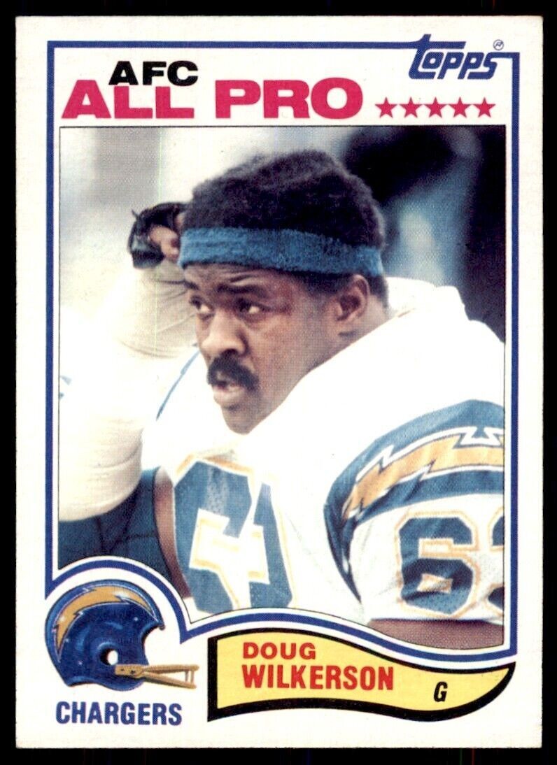 1982 Topps Doug Wilkerson San Diego Chargers #240