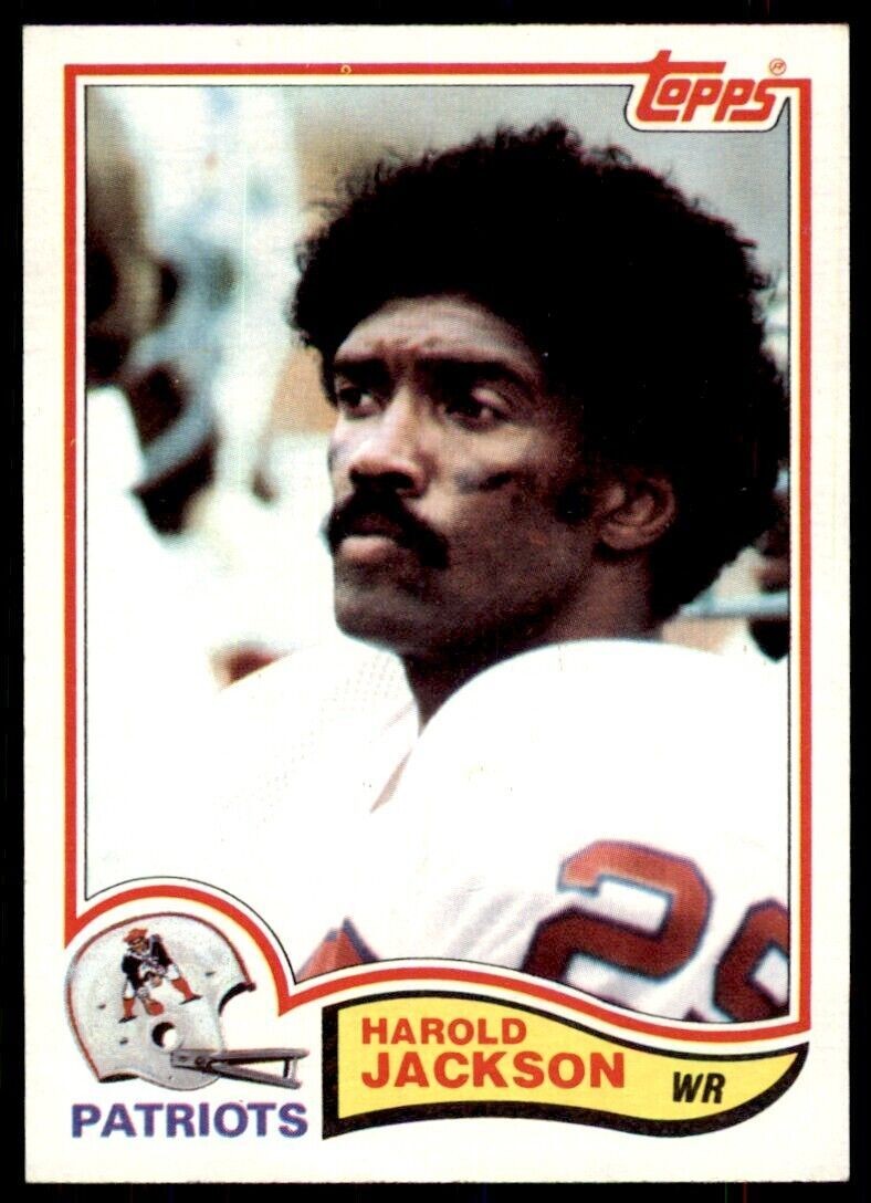 1982 Topps Harold Jackson New England Patriots #154*