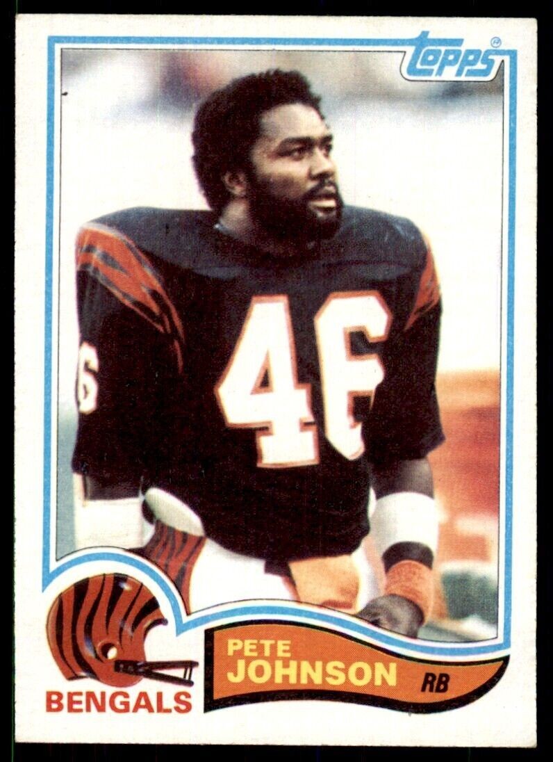 1982 Topps} Pete Johnson Cincinnati Bengals #47.