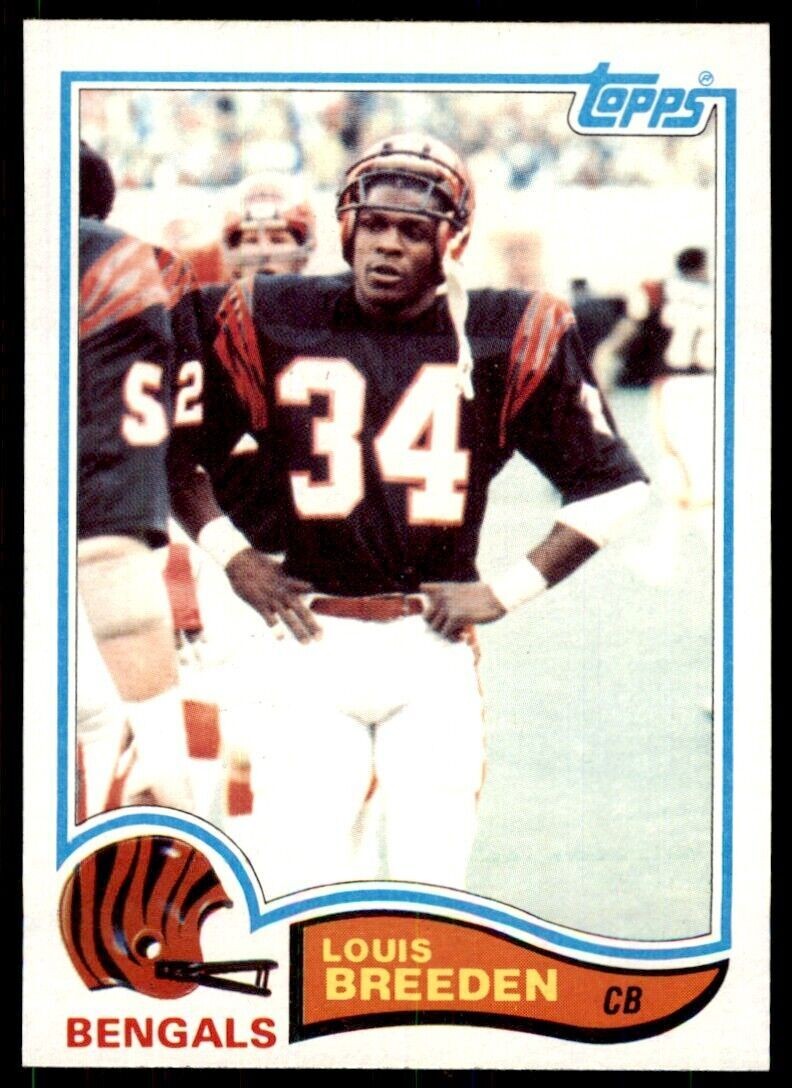 1982 Topps} Louis Breeden Cincinnati Bengals #42.