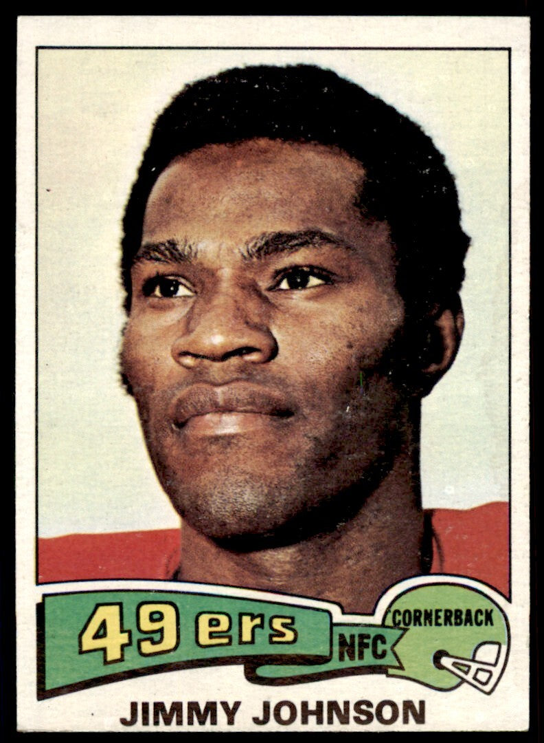 1975 TOPPS JIMMY JOHNSON . SAN FRANCISCO 49ERS #89