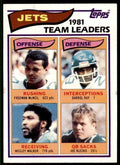1982 Topps! Freeman McNeil/Darrol Ray/Wesley Walker/Joe Klecko New York Jets
